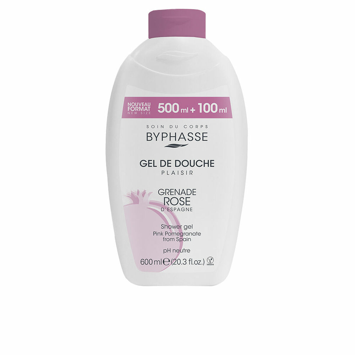 Duschtvål Byphasse PLAISIR 600 ml