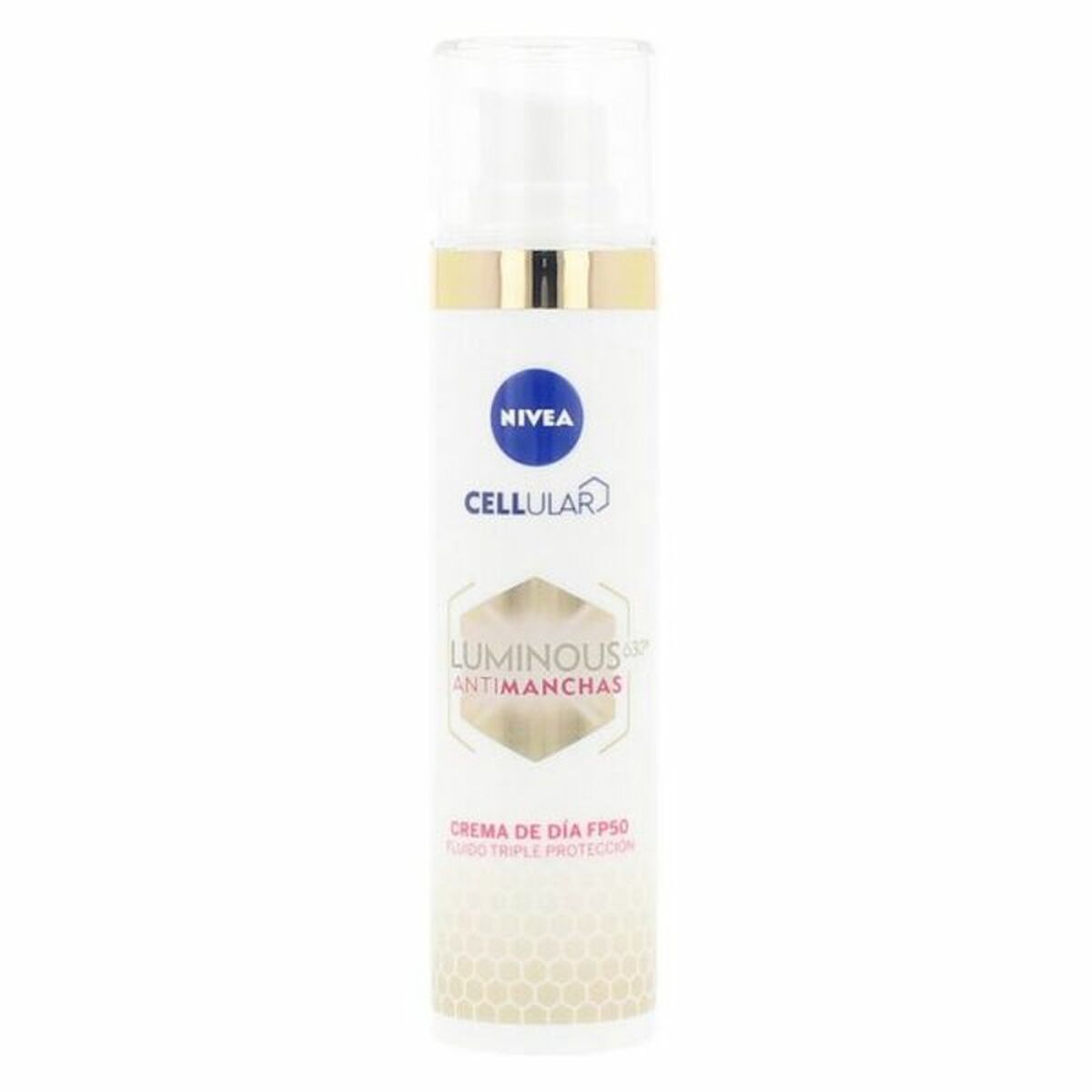 Vårdande rengöring Nivea Luminous Antimanchas Spf 50 40 ml