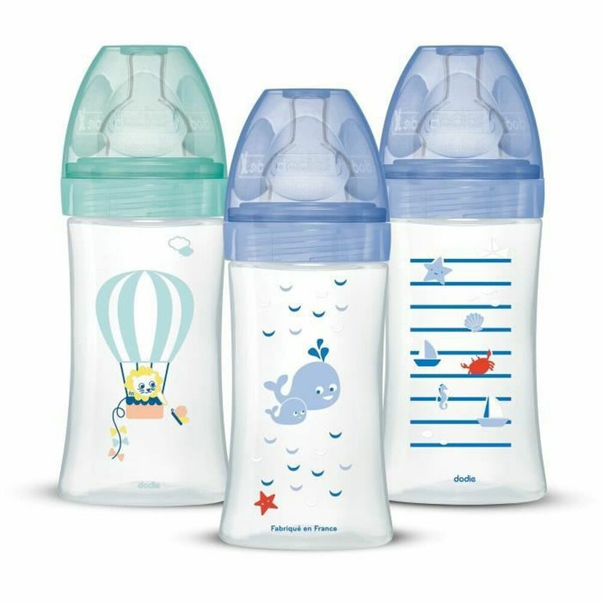 Set med nappflaskor Dodie 3 uds (270 ml) - 2
