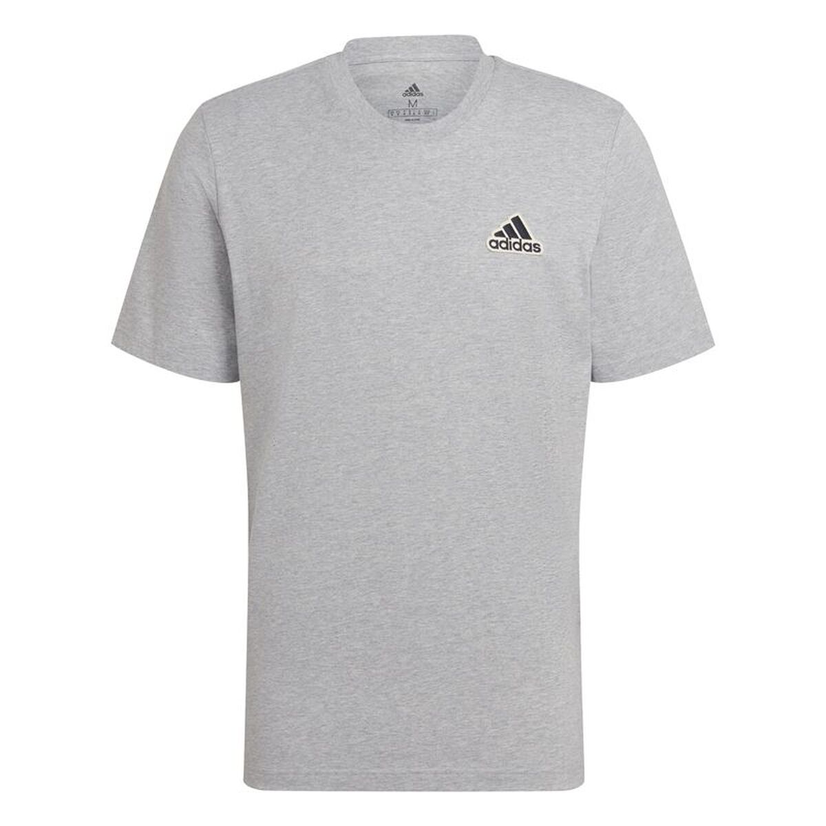 T-shirt med kortärm Herr Adidas Essentials Feelcomfy Ljusgrå
