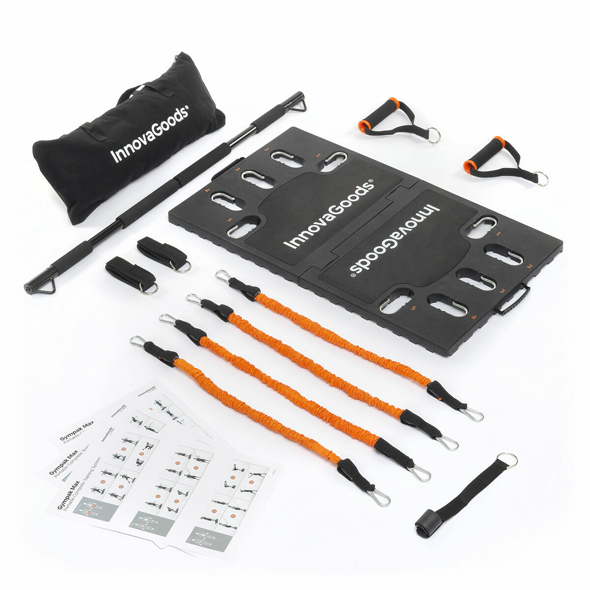 Komplett bärbart träningssystem med träningsguide Gympak Max InnovaGoods (Renoverade B)