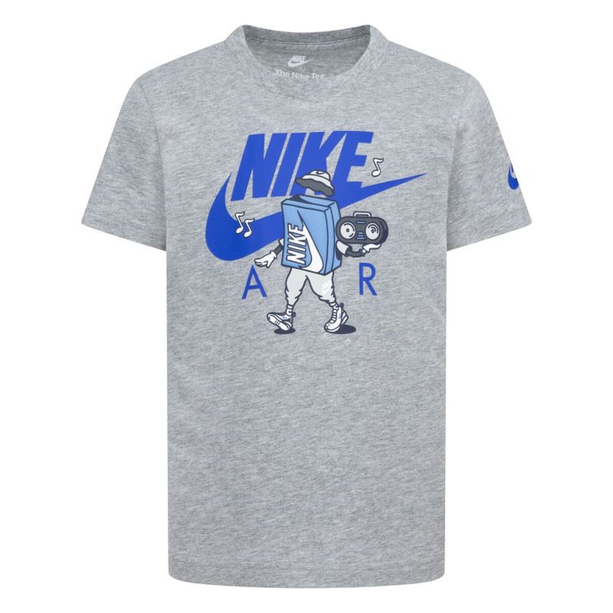 Barn T-shirt med kortärm Nike Air Boxy Ljusgrå