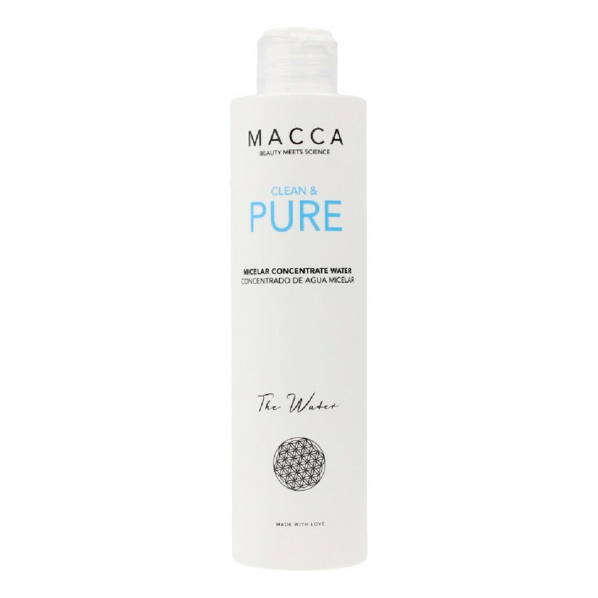 Sminkborttagande micellärt vatten Macca Clean Pure 200 ml Koncentrerad