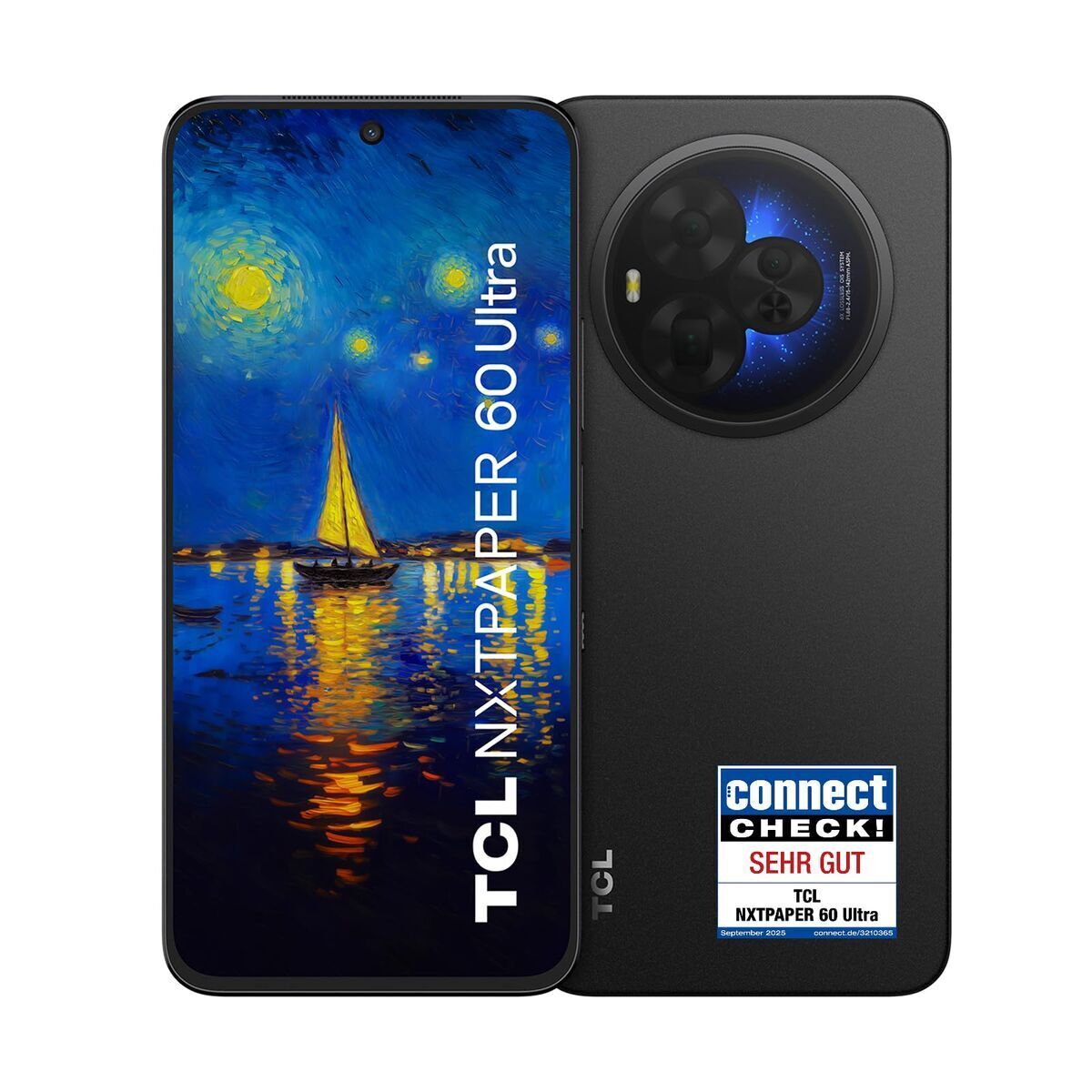 Smartphone TCL NXTPAPER 60 Ultra 5G Octa Core 12 GB RAM 512 GB Svart