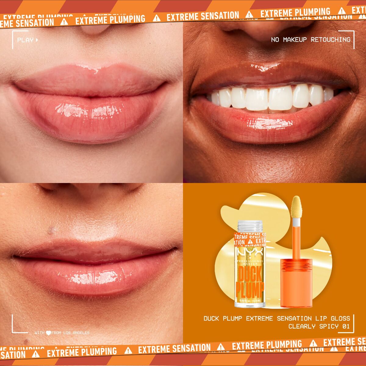 Läppglans NYX Duck Plump Curly spicy 6,8 ml - 3