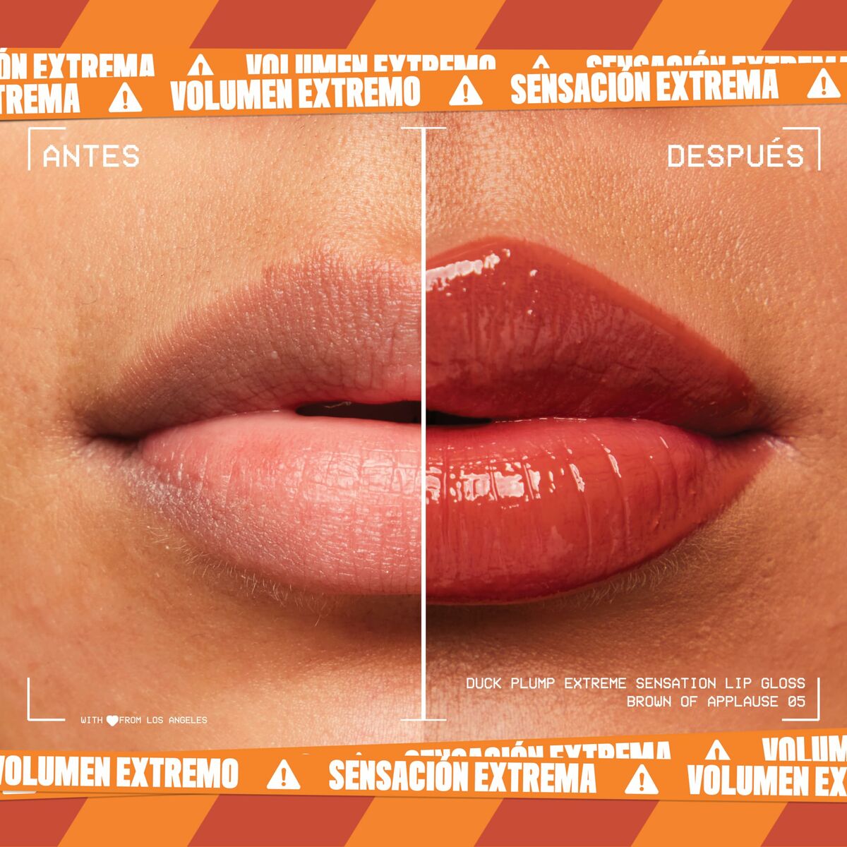 Läppglans NYX Duck Plump Brown of applause 6,8 ml - 3