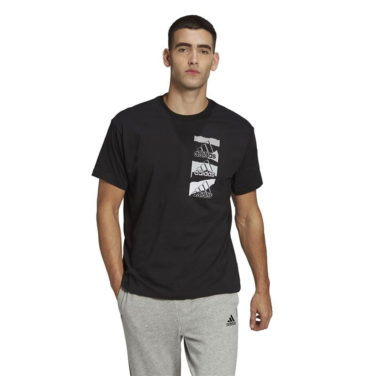 T-shirt med kortärm Unisex Adidas HE4314 Svart (S) - 2