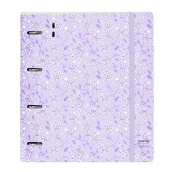 Ringpärm Safta Light purple flowers Purpur 27 X 32 X 4 cm