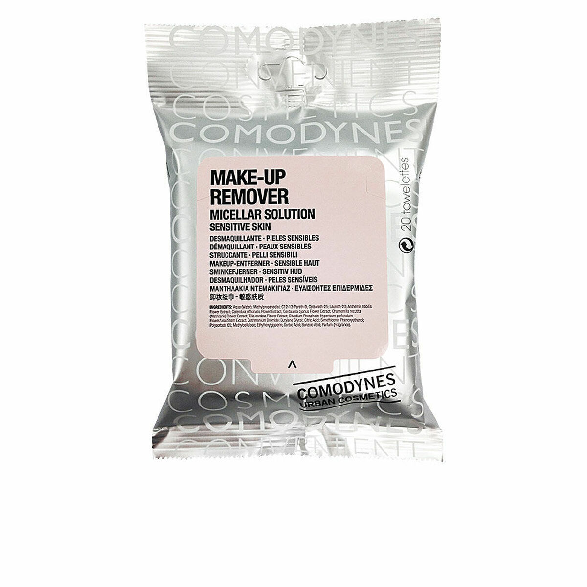 Sminkborttagningsservetter Comodynes Up Remover (20 antal)