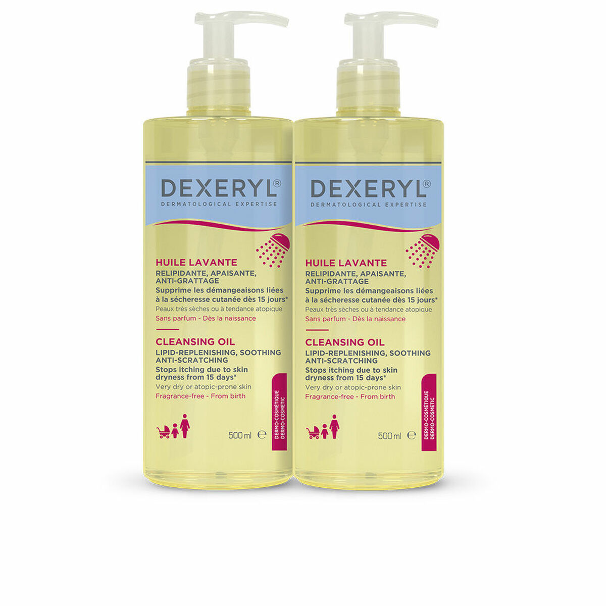Duscholja Dexeryl Dermatological Expertise 500 ml 2 antal