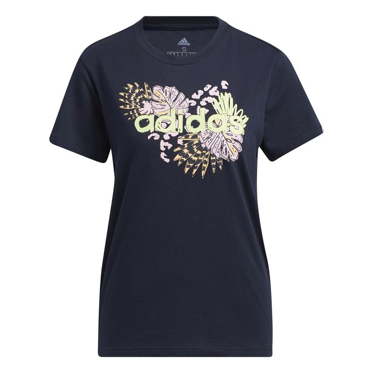 T-shirt med kortärm Dam Adidas HE4924 Mörkblå (S)
