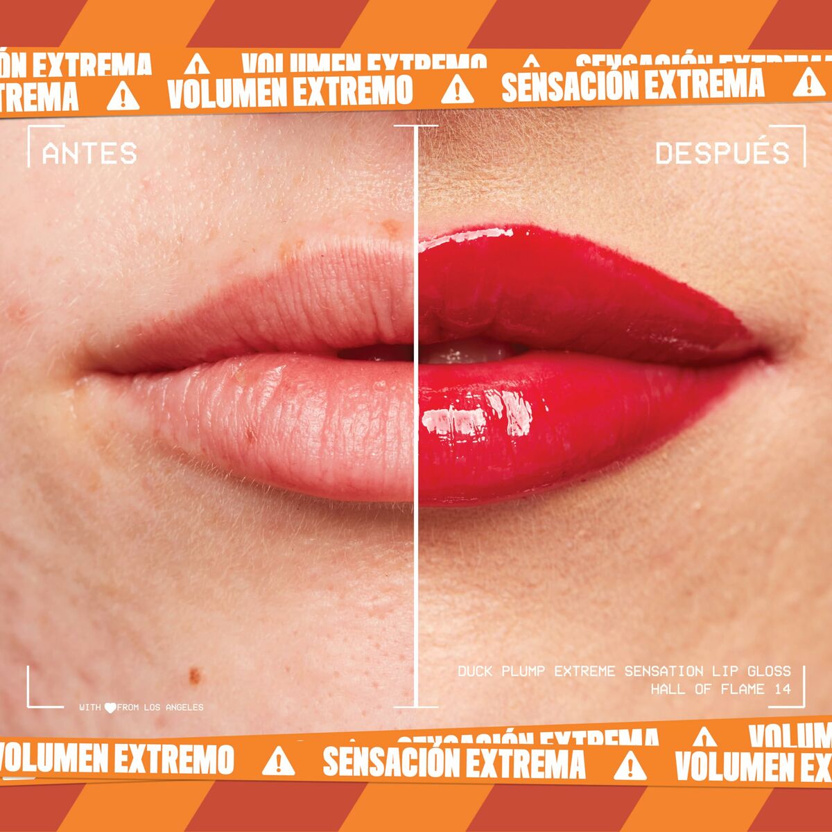 Läppglans NYX Duck Plump Hall of flame 6,8 ml - 3