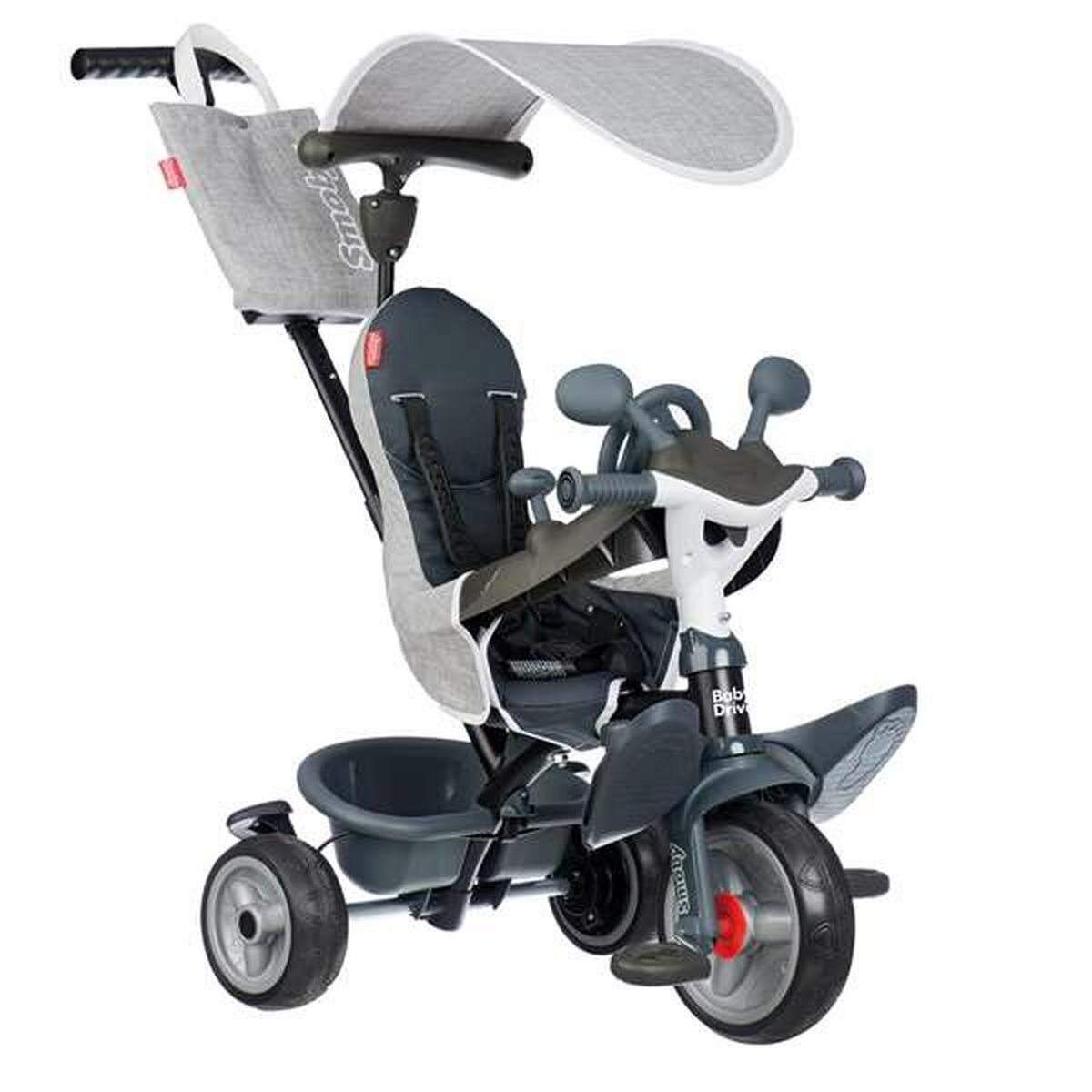 Trehjuling Smoby Baby Driver Grå - 2