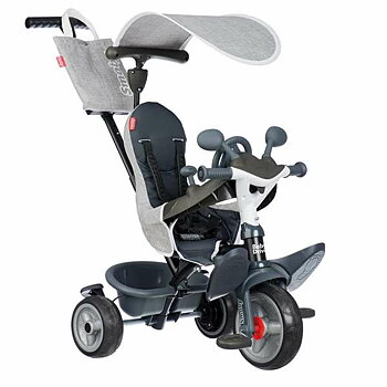 Trehjuling Smoby Baby Driver Grå