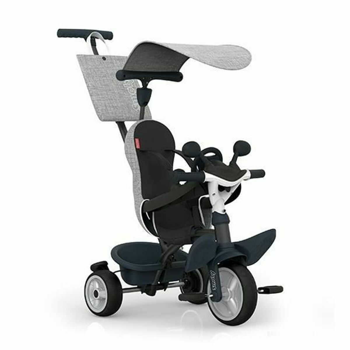 Trehjuling Smoby Baby Driver Grå