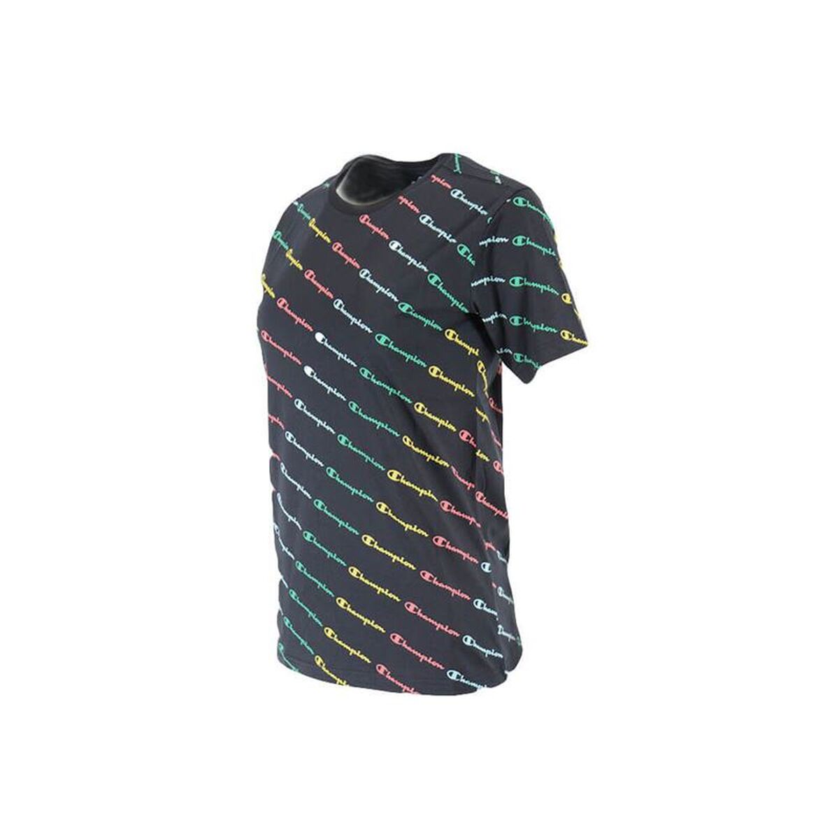 Barn T-shirt med kortärm Champion 305655-KL001 Svart - 2