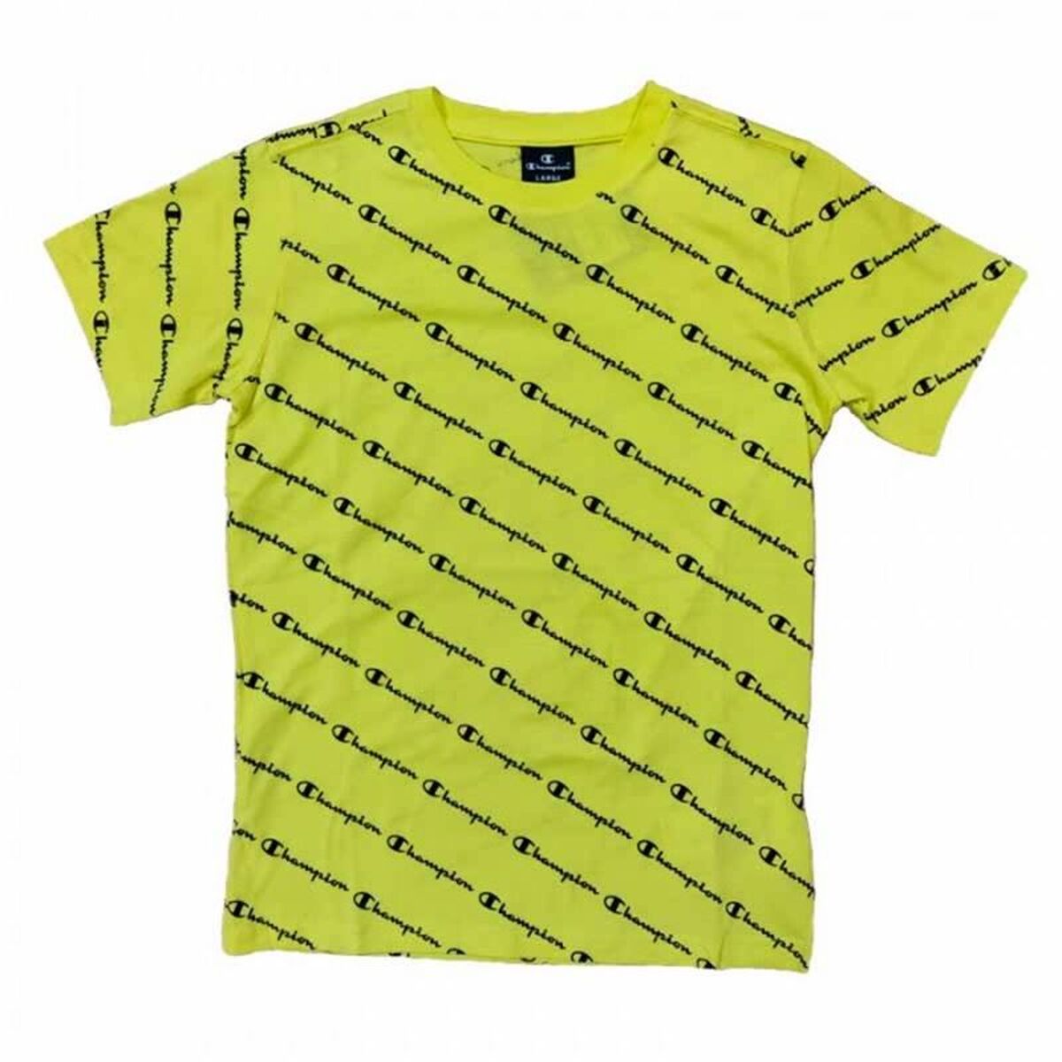 Barn T-shirt med kortärm Champion 305655-YL020 Gul