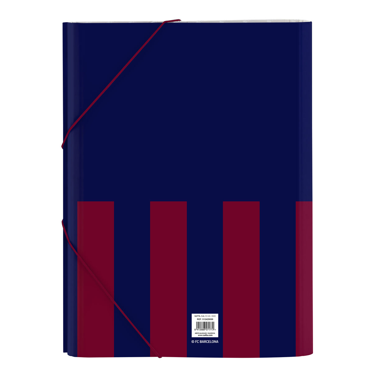 Sorteringsmapp F.C. Barcelona 24/25 Rödbrun Marinblå A4 26 x 33.5 x 4 cm - 2