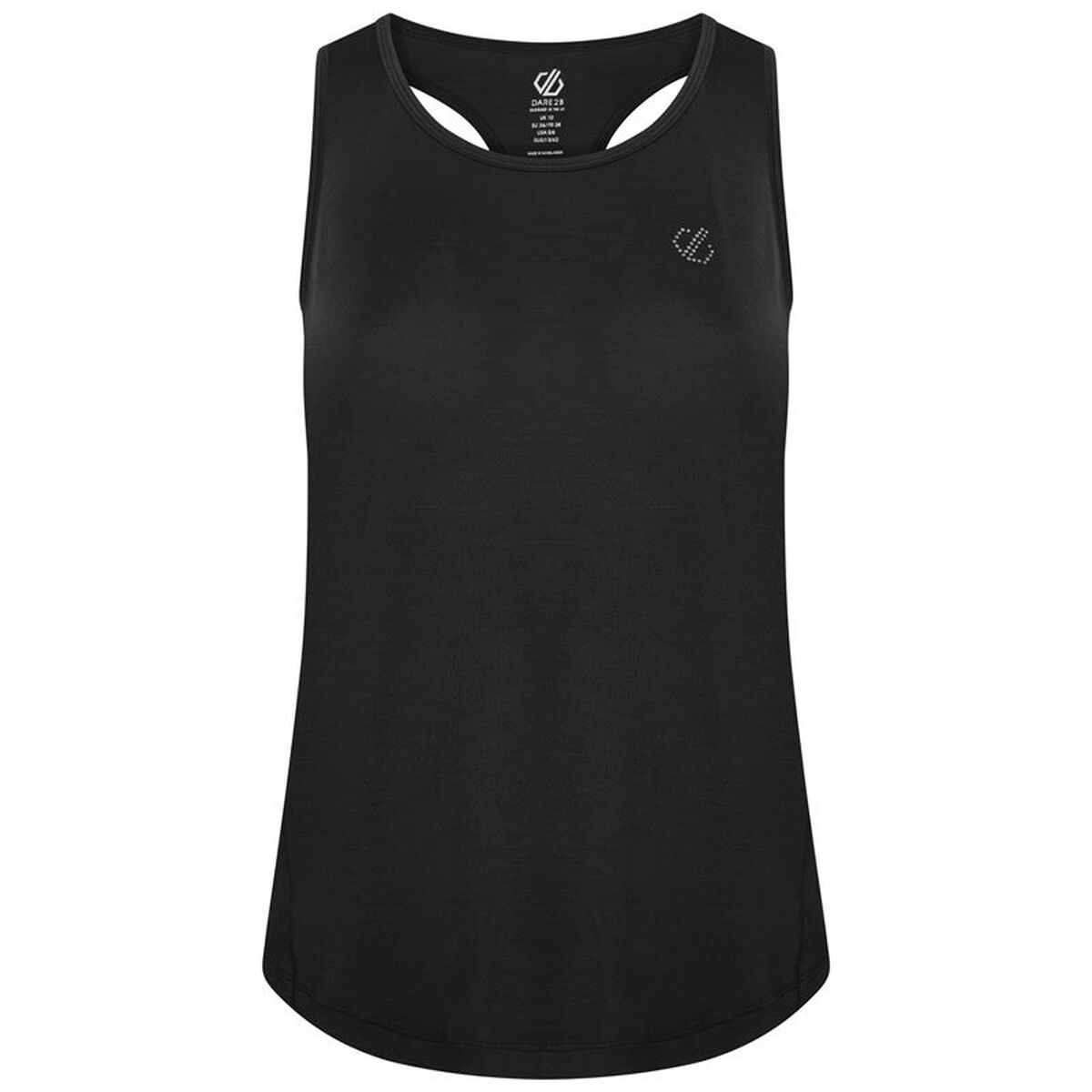 Tanktop, Dam Dare 2b DWT583-800 Svart (XS)