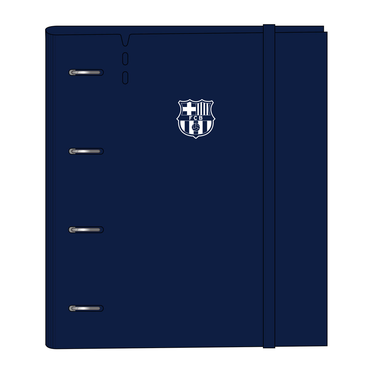 Ringpärm F.C. Barcelona Rödbrun Marinblå 27 X 32 X 4 cm