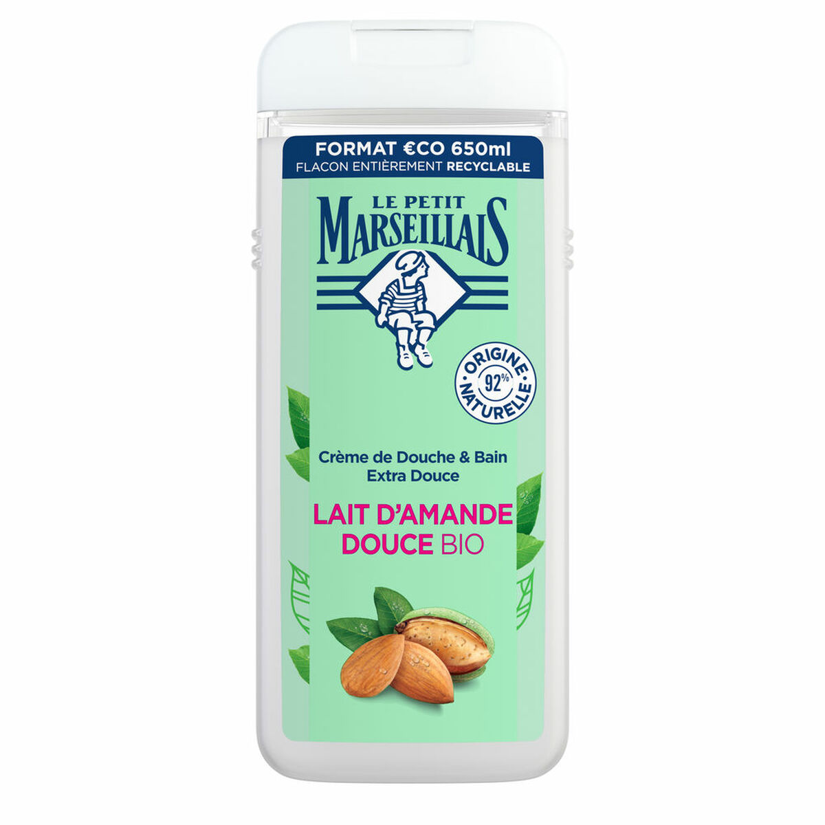 Duschtvål Le Petit Marseillais almendras dulces 650 ml