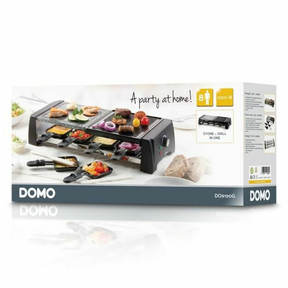 Elektriska Grillen DOMO DO9190G 1200W 1200 W - 5
