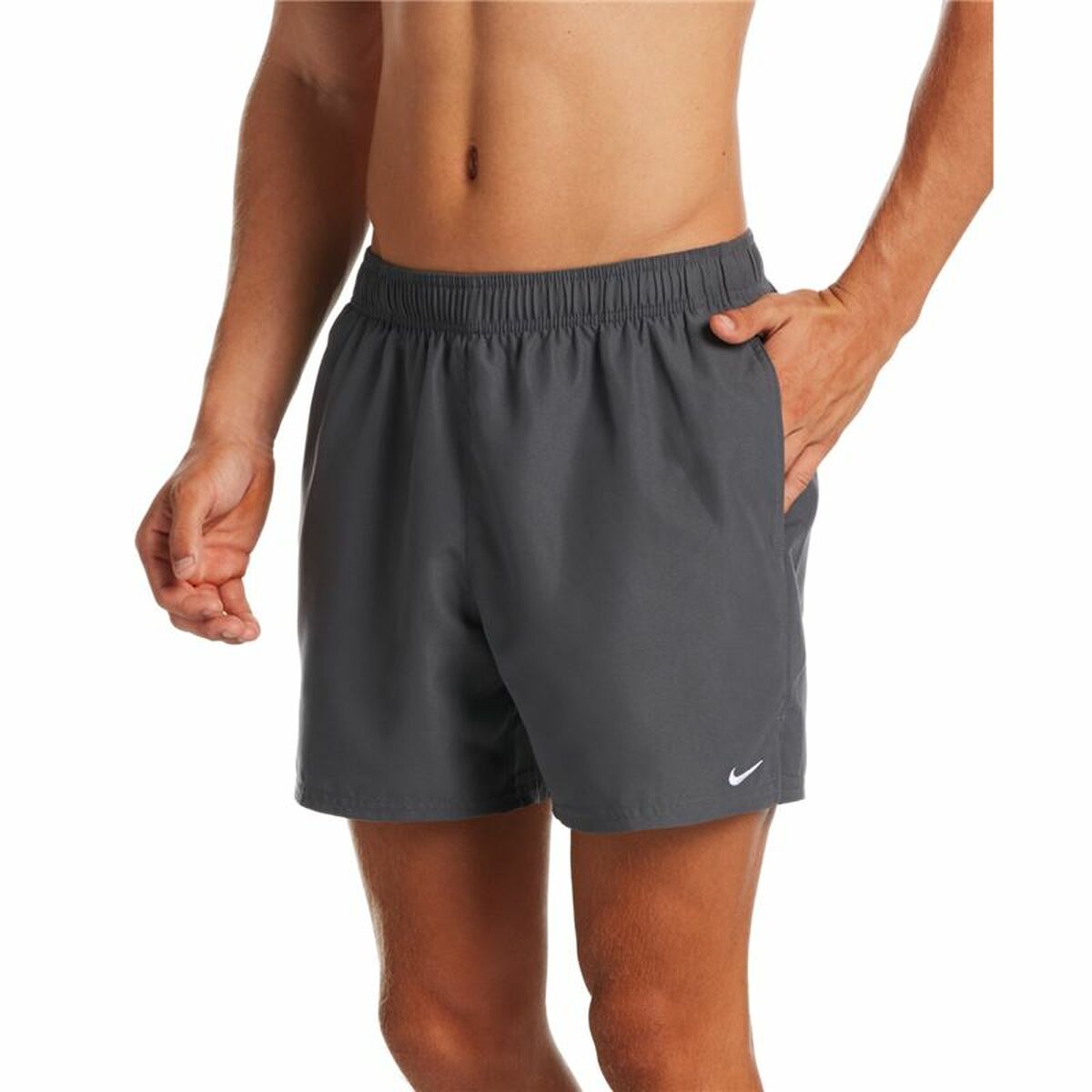 Baddräkt Herr Nike 5" Volley Short Grå