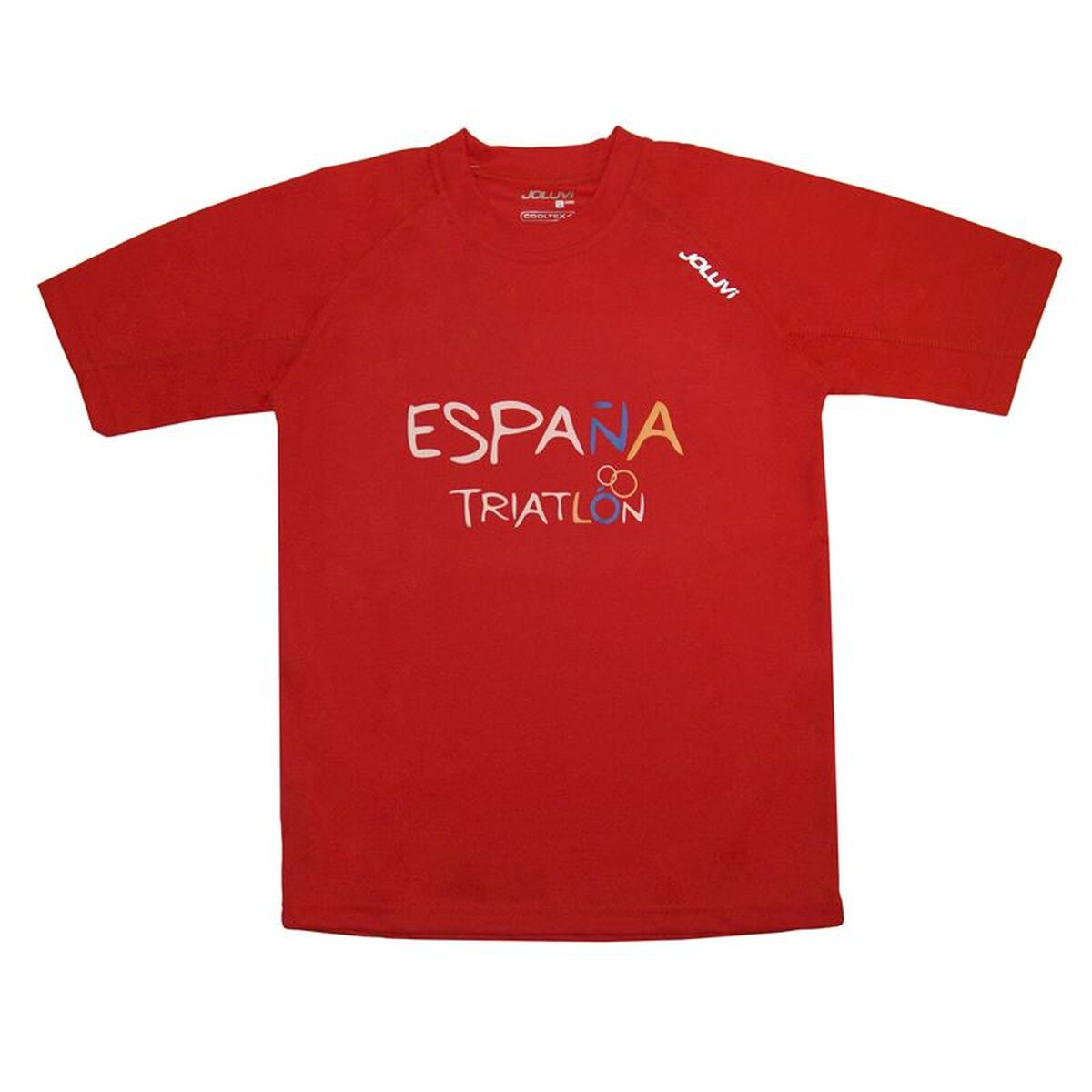 T-shirt med kortärm Herr Joluvi Math Röd