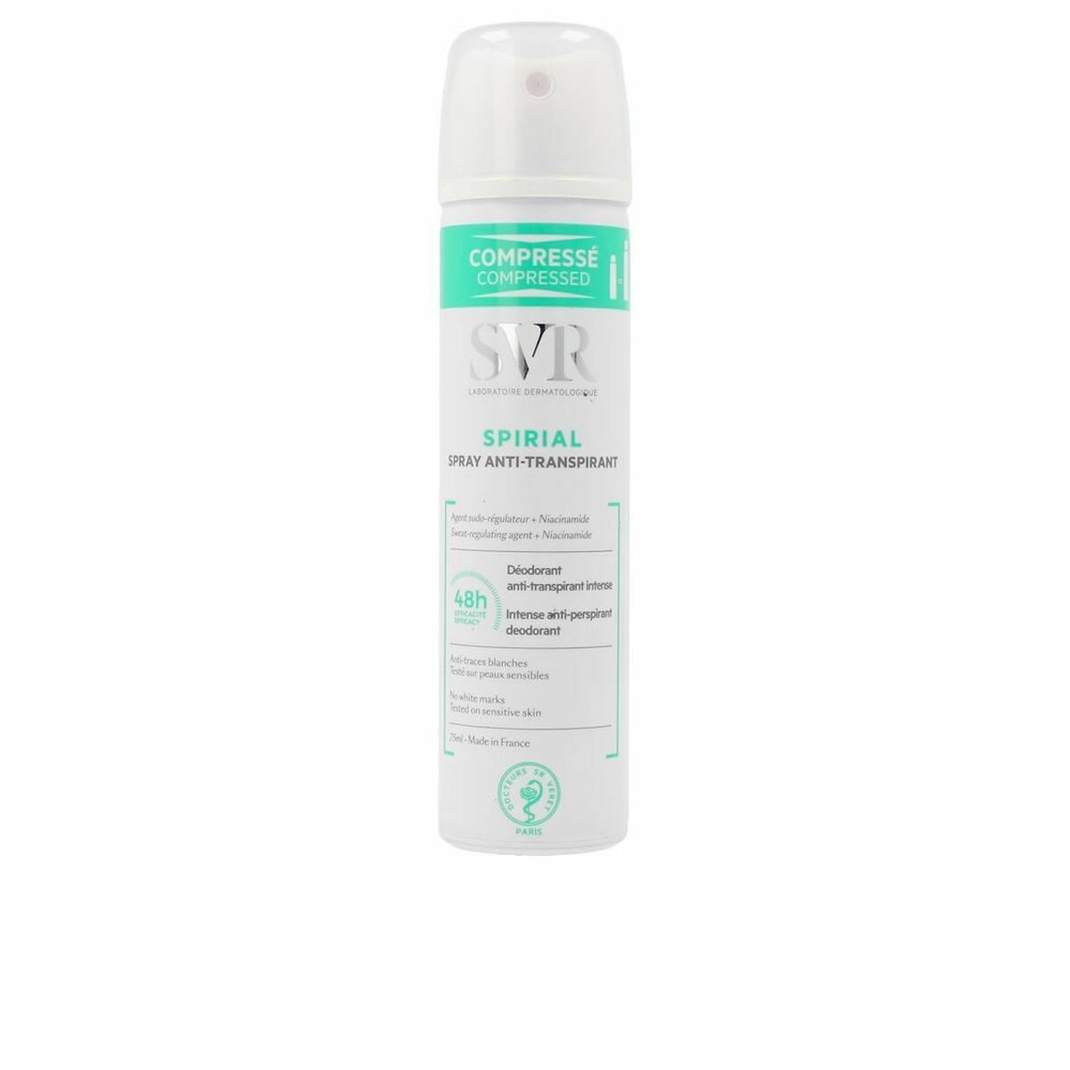 Sminkborttagande micellärt vatten SVR Spirial 75 ml Deodorant