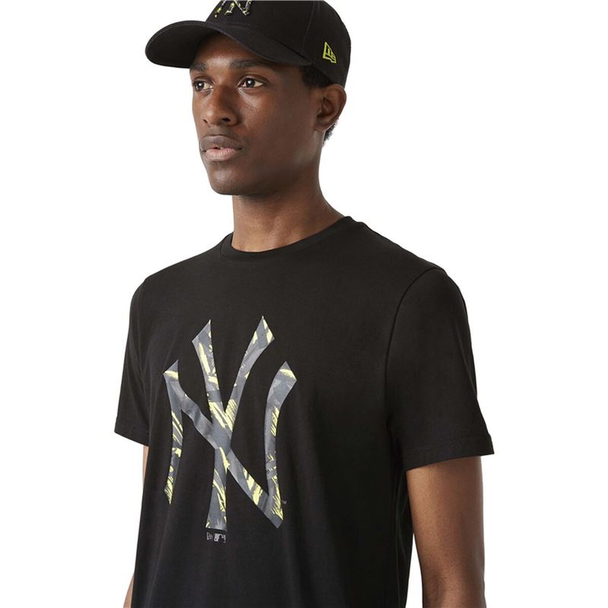 T-shirt med kortärm Herr New Era 12827252 Svart (XL) - 2