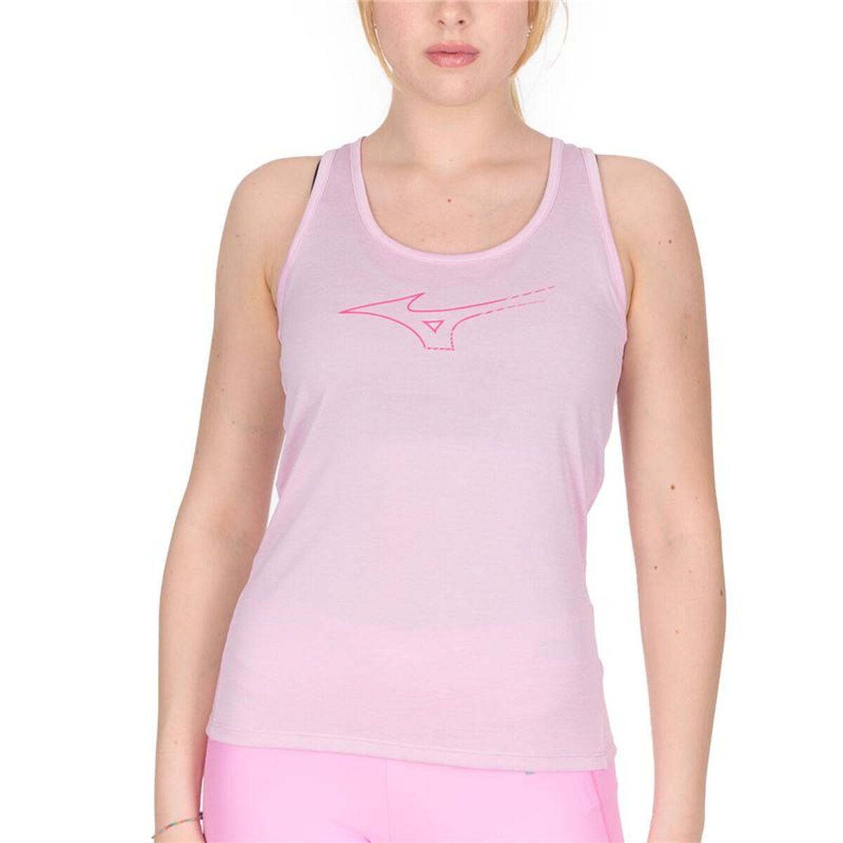 T-shirt med kortärm Dam Mizuno J2GA2208-65 Lavendel (M)
