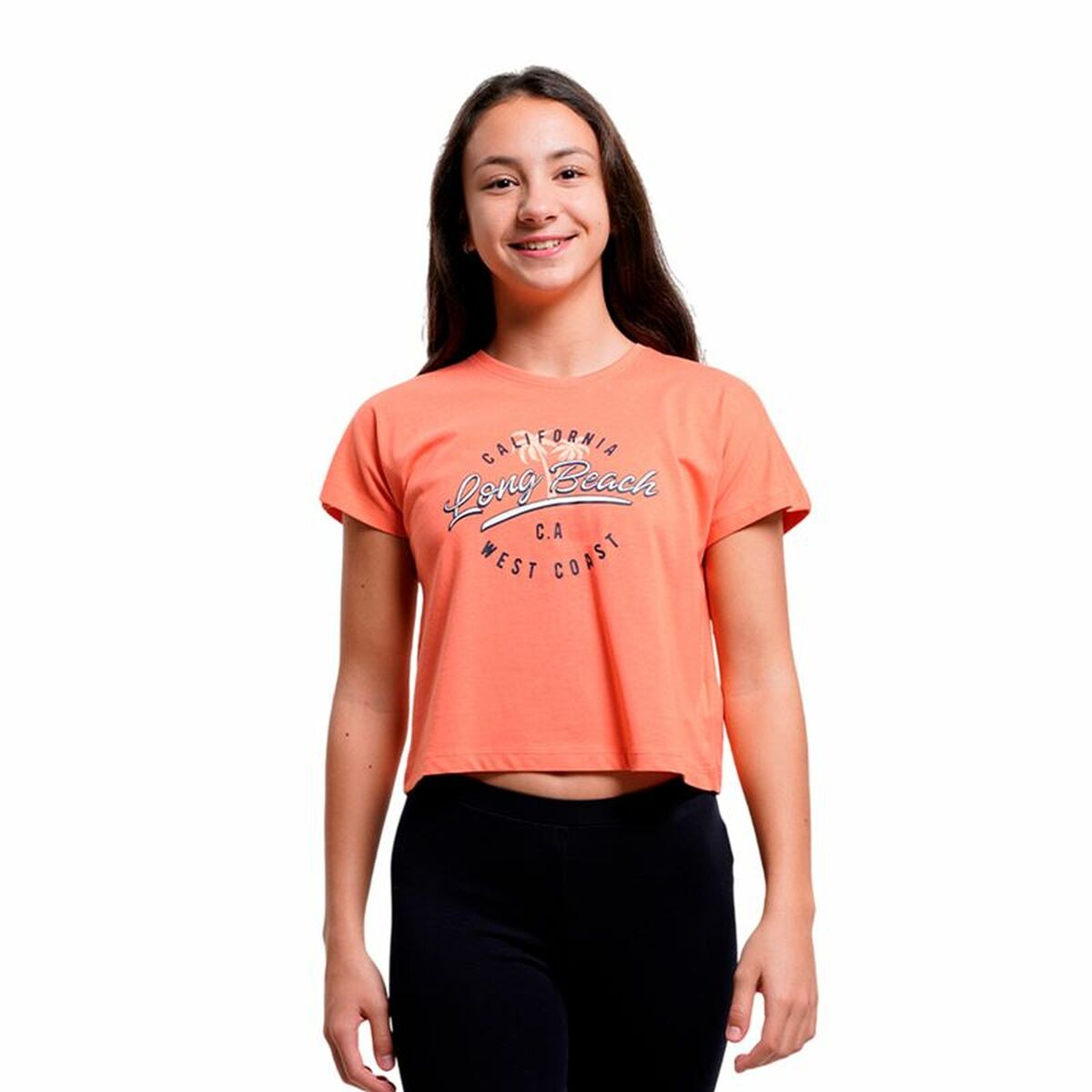 Barn T-shirt med kortärm Name It Nkfvilma Capsl Crop F1
