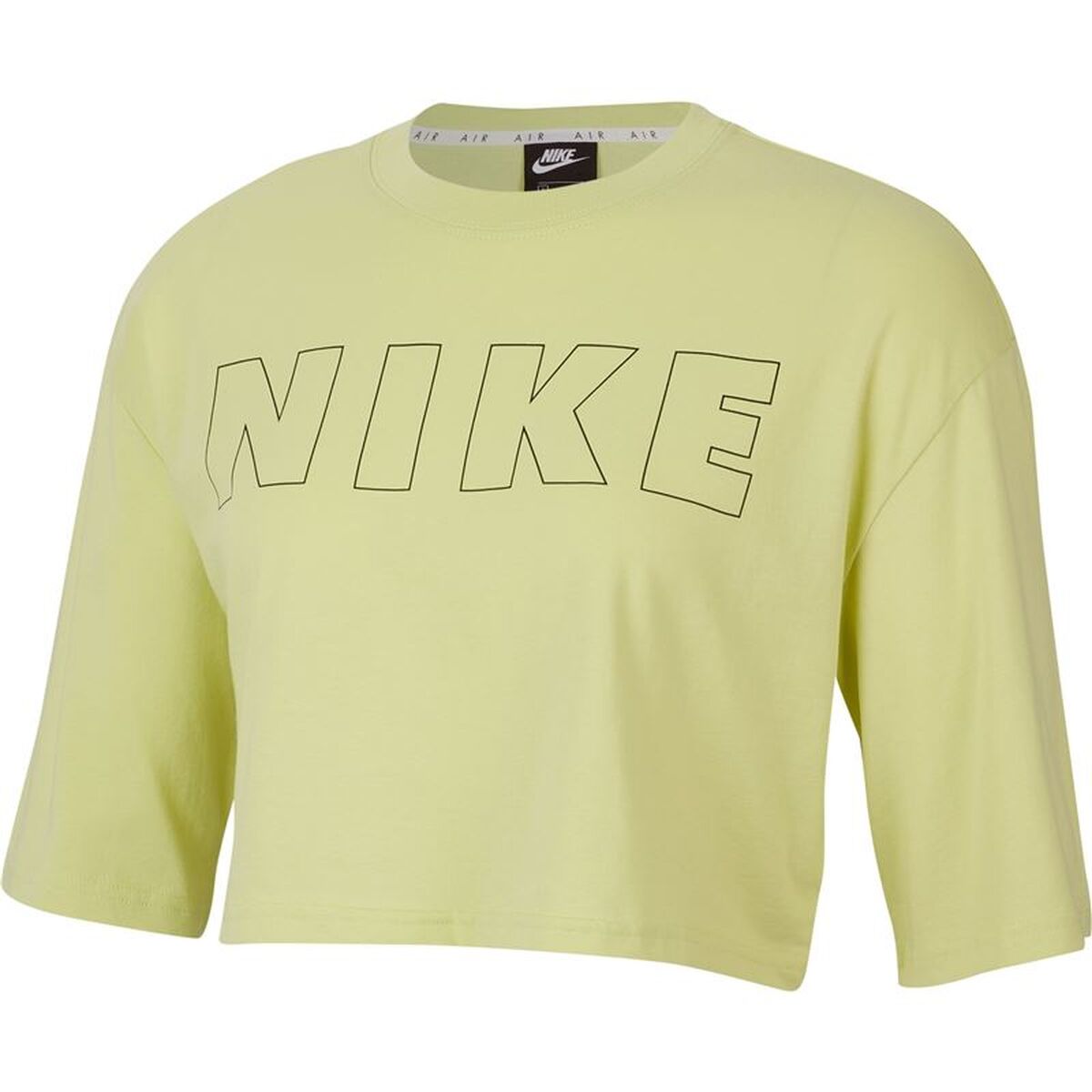 T-shirt med kortärm Dam Nike Air Ljusgrön