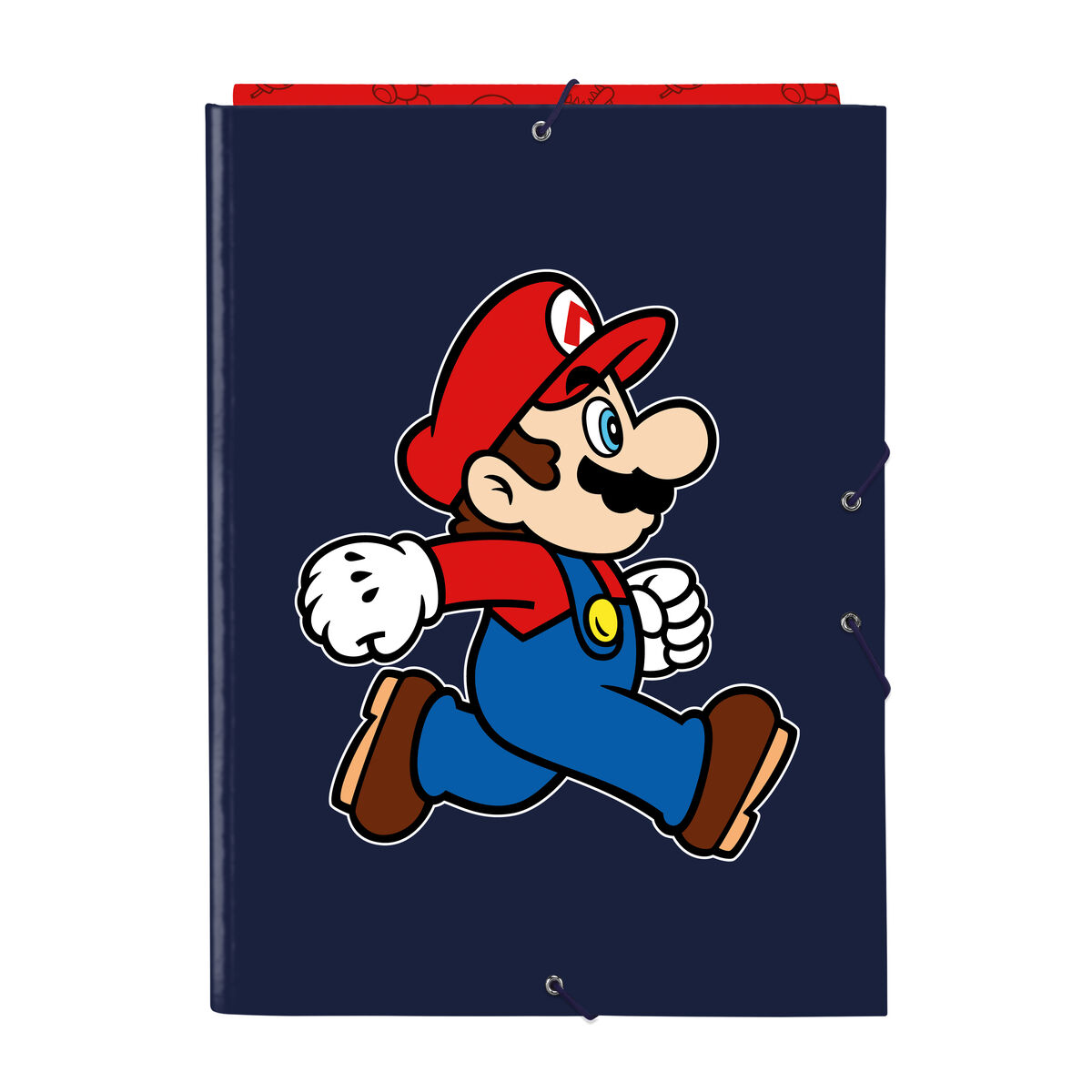 Ringpärm Super Mario Trick Röd Mörkblå A4 26 x 33.5 x 2.5 cm
