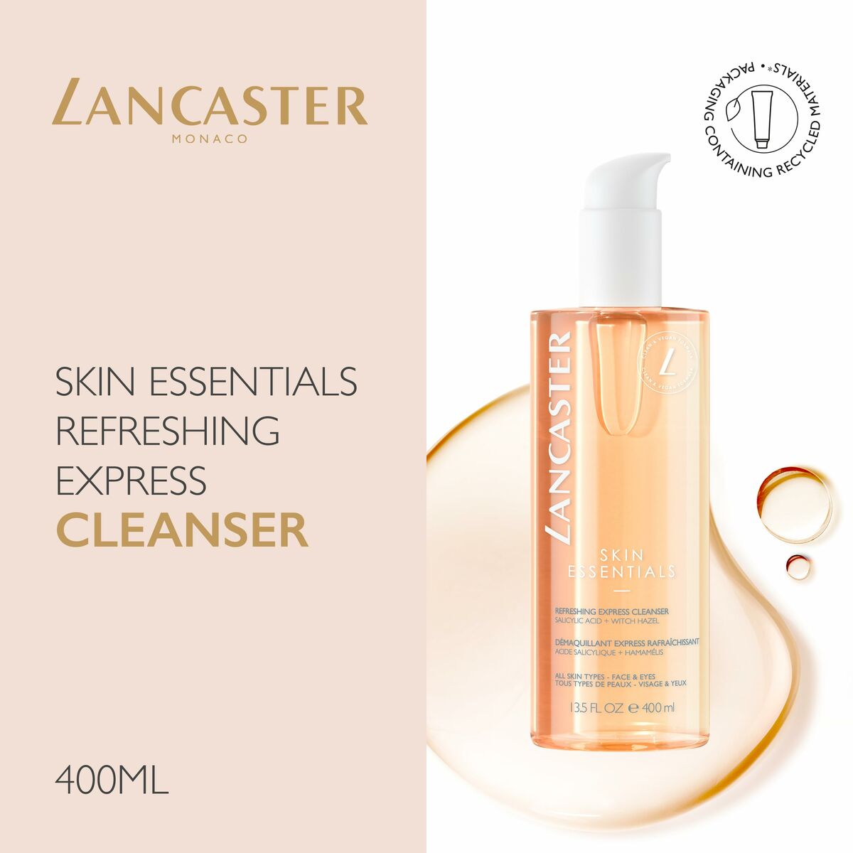 Ansiktsrengöring Lancaster Cleansers 400 ml - 2