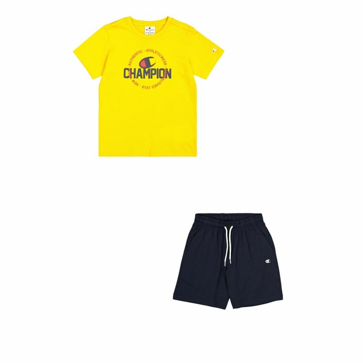 Träningskläder, Barn Champion Gul Marinblå
