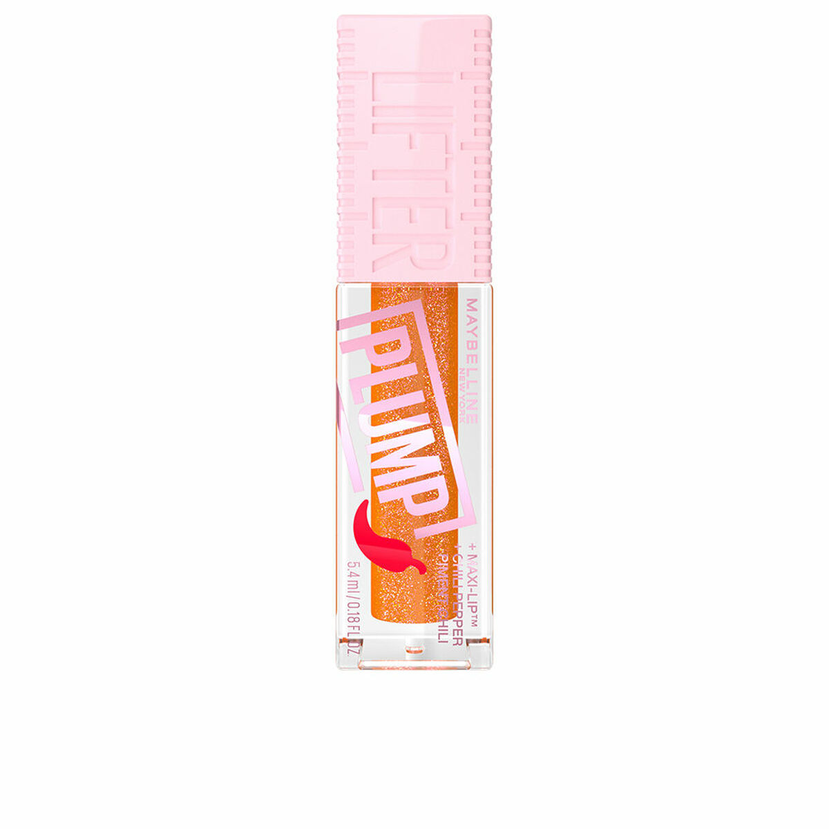 Läppglans Maybelline Plump Nº 008 Hot honey 5,4 ml Volymgivande för läpparna