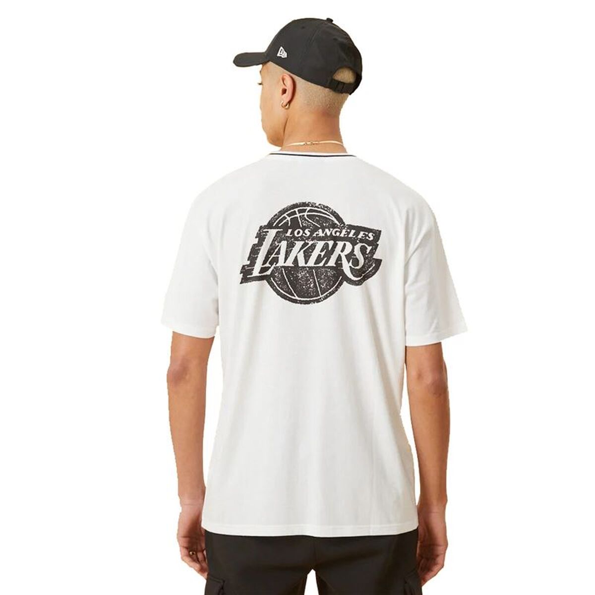 T-shirt med kortärm Herr New Era 12893172 Vit (S) - 2