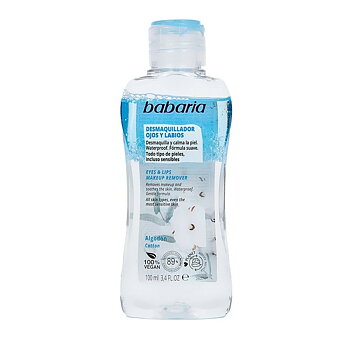 Tvåfasig ansiktsrengöring Babaria Desmaquillador Bifasico 100 ml Ögon