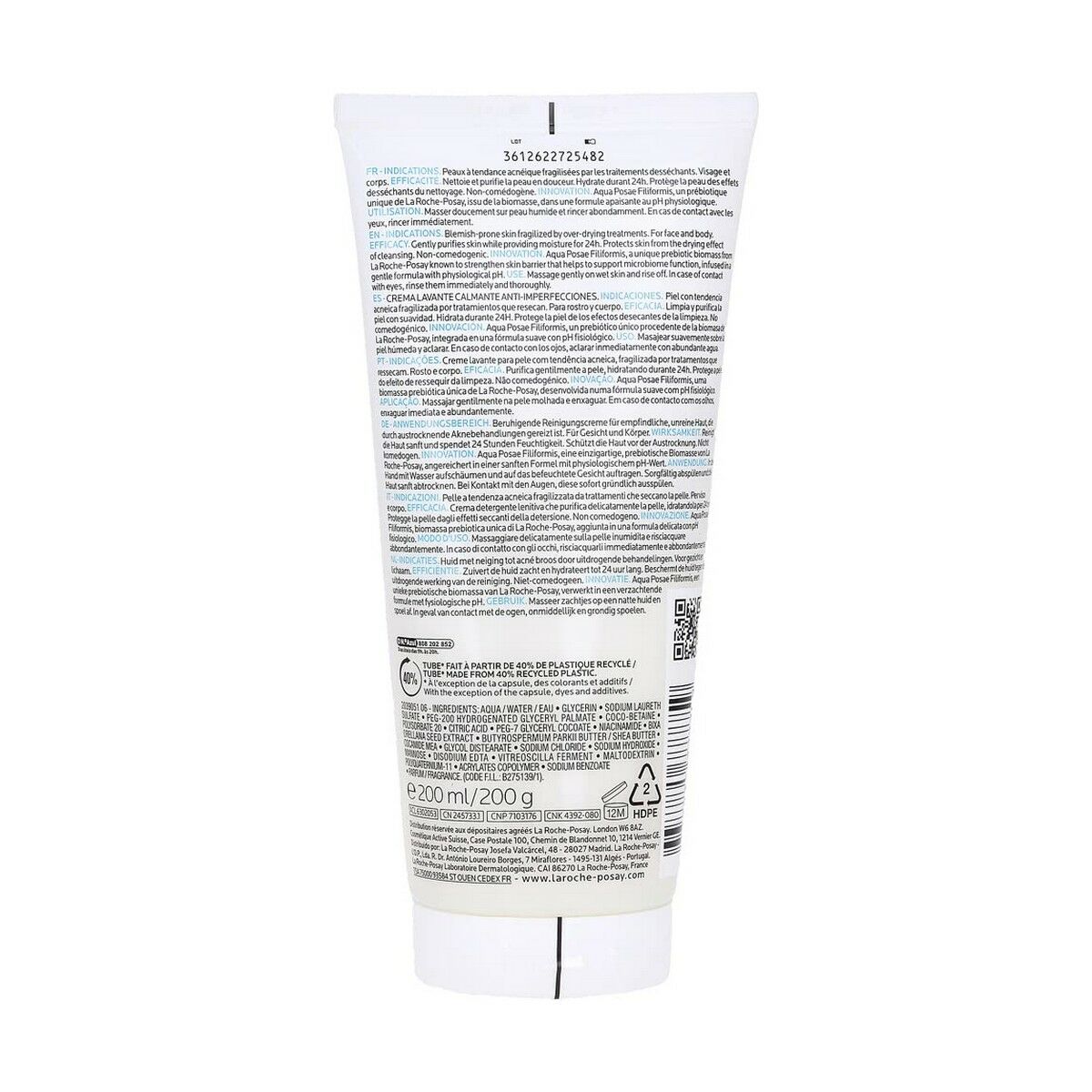 Vårdande rengöring La Roche Posay Effaclar H Biome 200 ml - 2