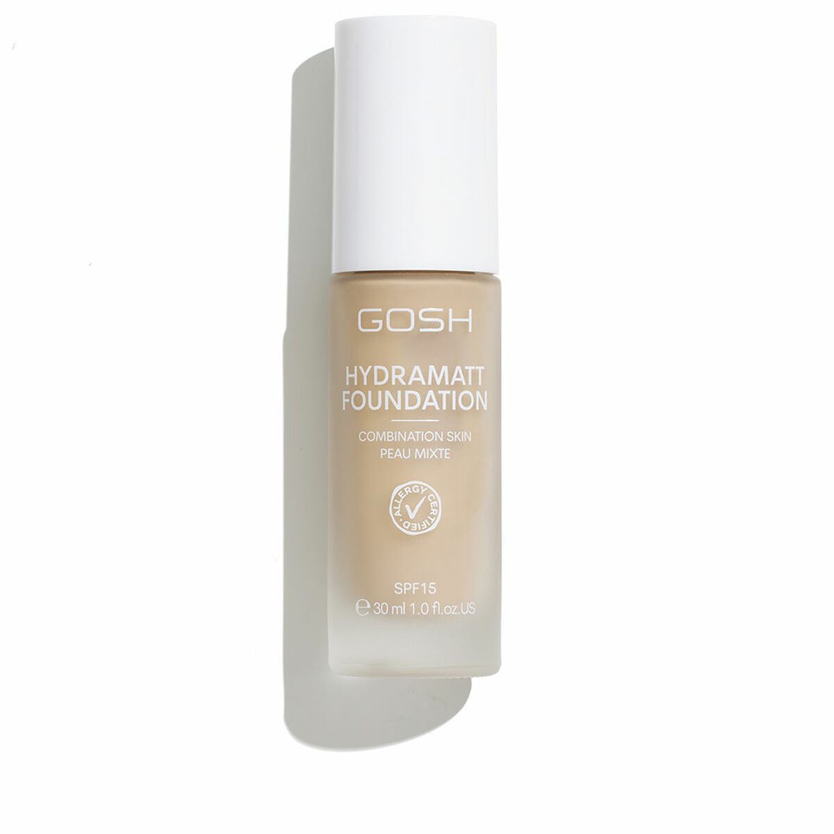 Foundationkräm Gosh Copenhagen HYDRAMATT Nº 006-Medium Light- Neutral Spf 15 30 ml