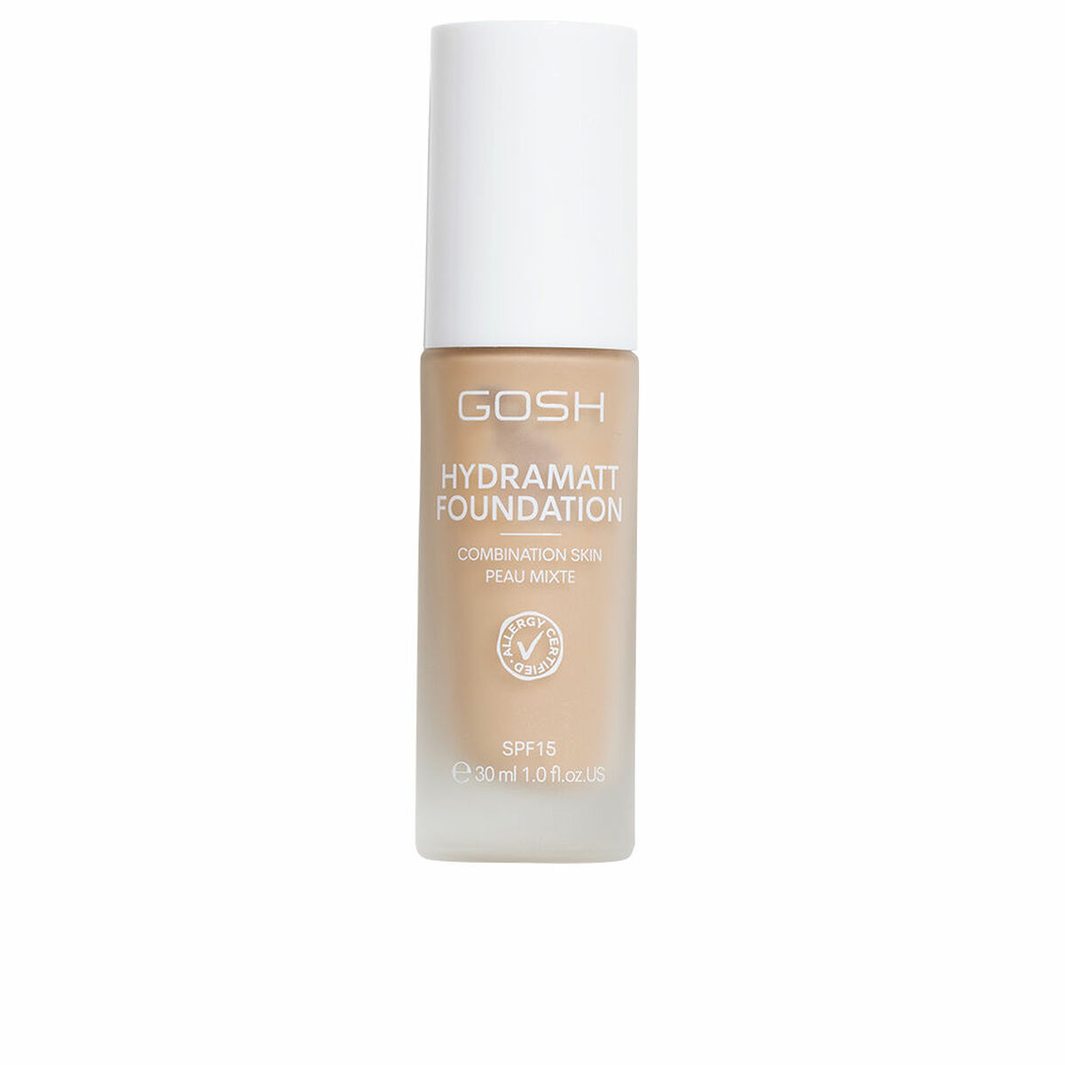 Foundationkräm Gosh Copenhagen HYDRAMATT Nº 008-Medium-Neutral Spf 15 30 ml