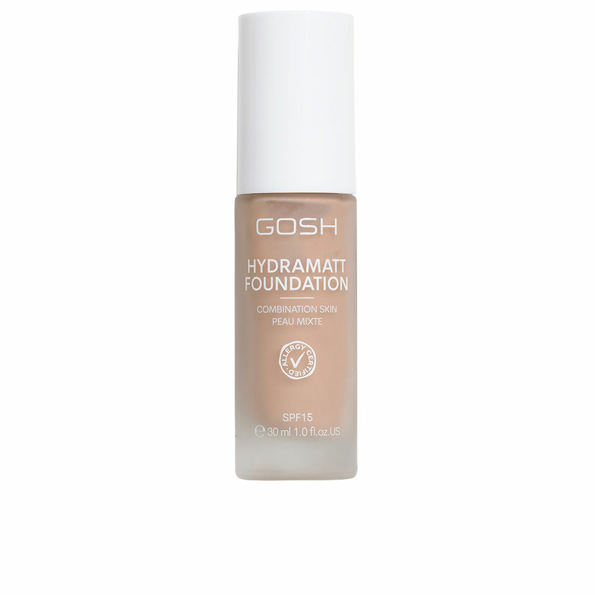 Foundationkräm Gosh Copenhagen HYDRAMATT Nº 008-Medium Red Spf 15 30 ml