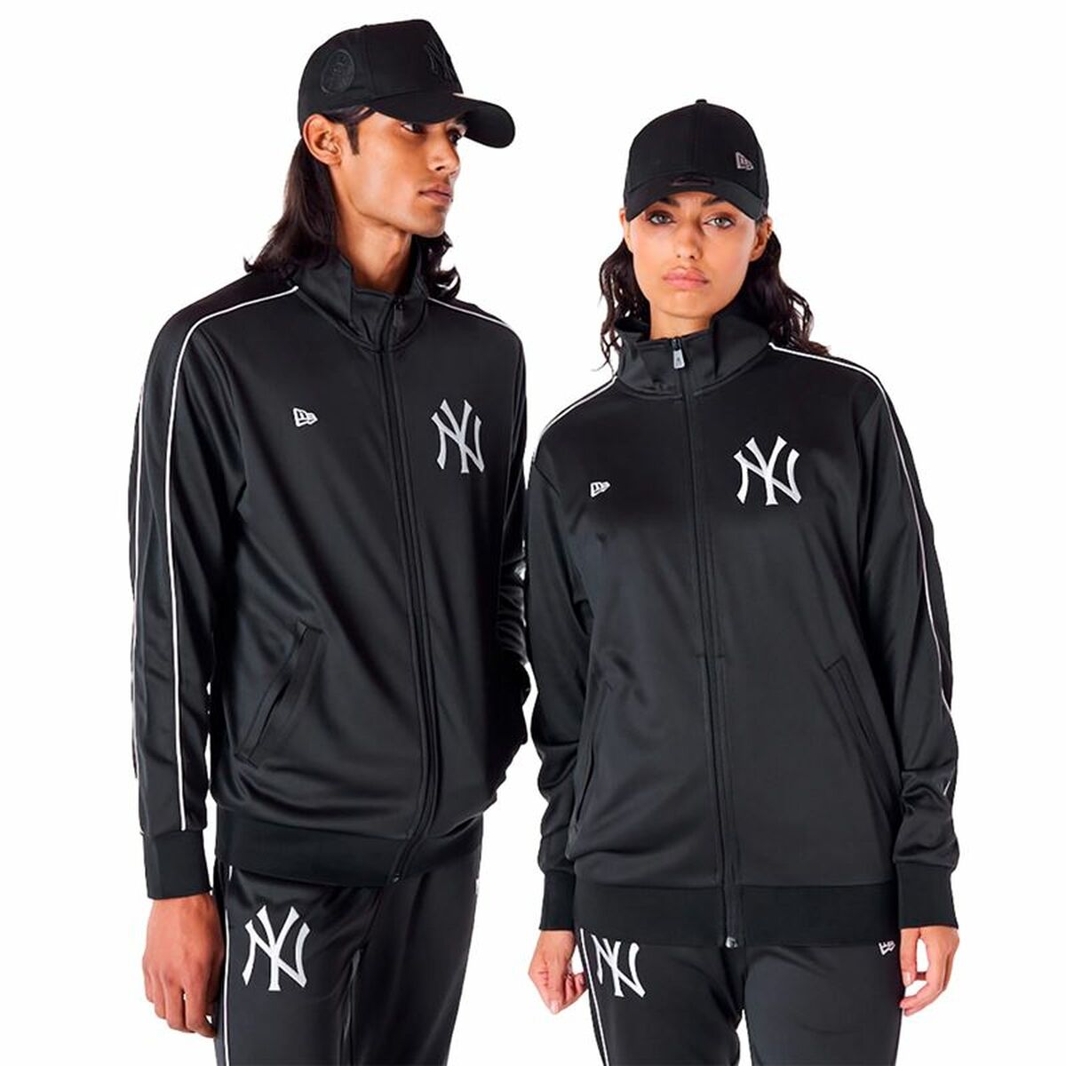 Träningsjacka Herr New Era TRACK TOP Svart - 2