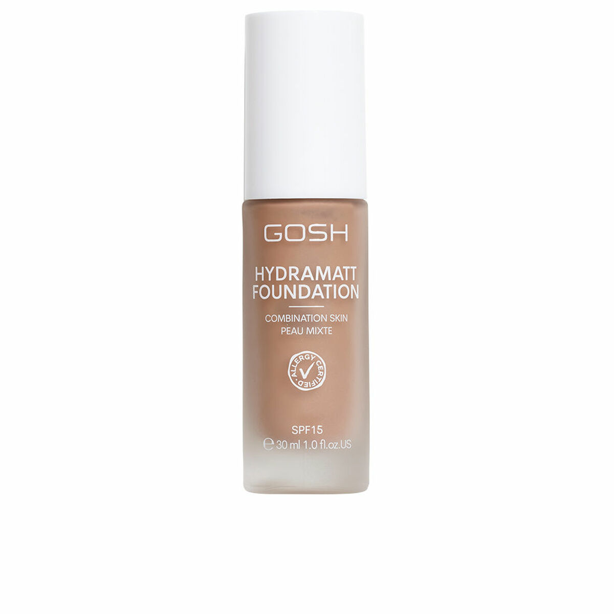 Foundationkräm Gosh Copenhagen HYDRAMATT Nº 01-Medium Dark Red Spf 15 30 ml