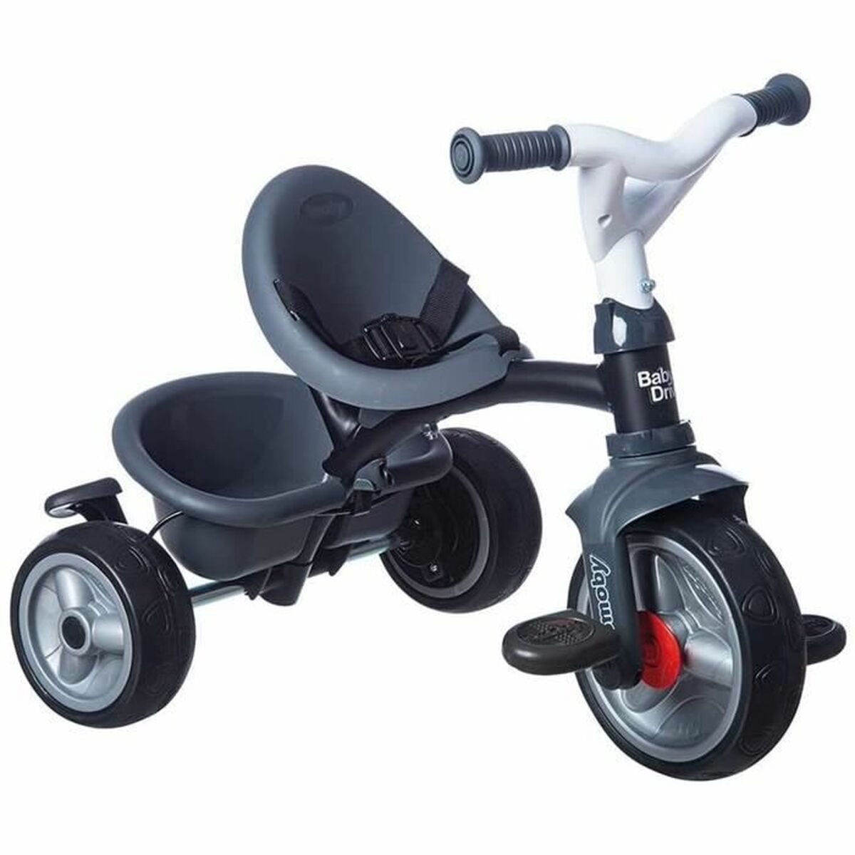 Trehjuling Smoby Baby Driver Plus Grå - 2