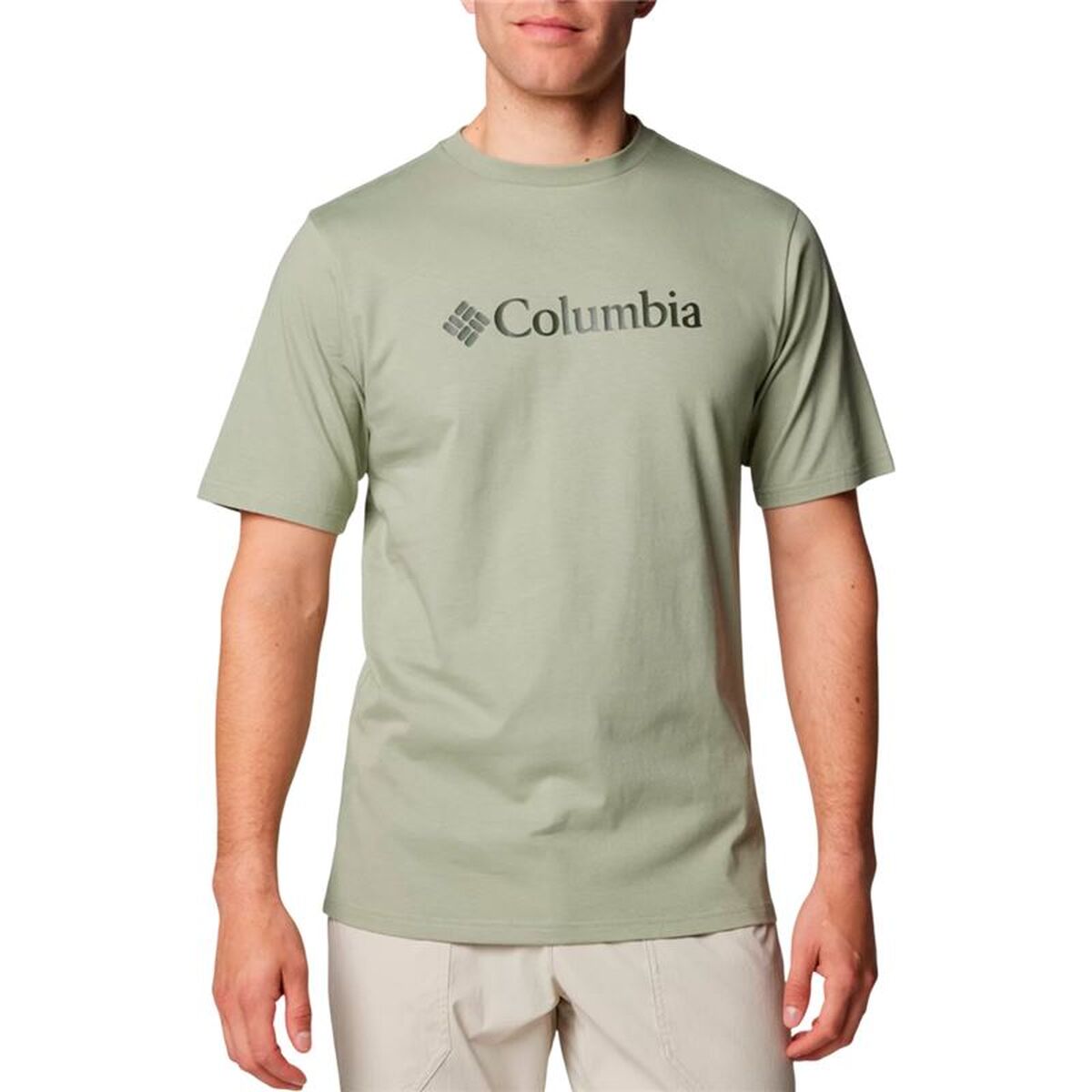 T-shirt med kortärm Herr Columbia Csc Basic Logo Grön