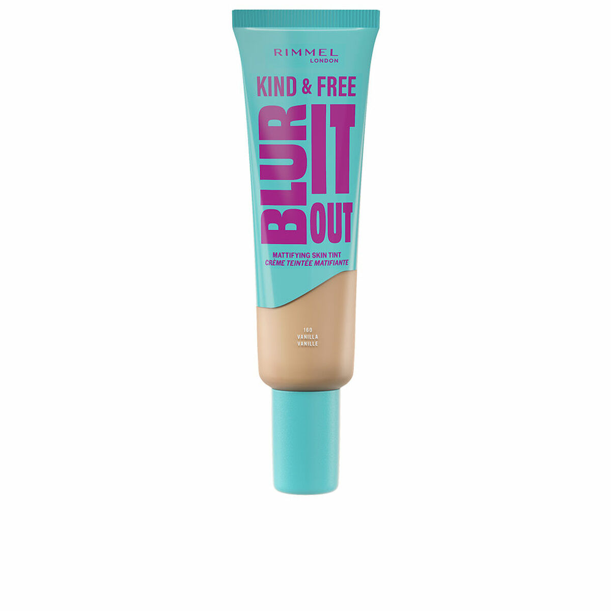 Flytande makeupbas Rimmel London KIND & FREE Nº 160-Vanilla 30 ml