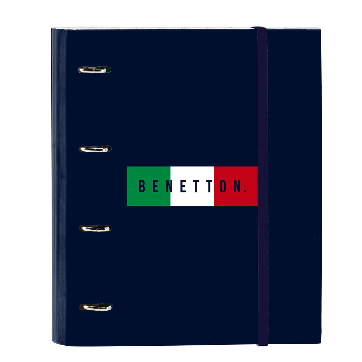 Ringpärm Benetton Flag Marinblå 27 x 32 x 3.5 cm