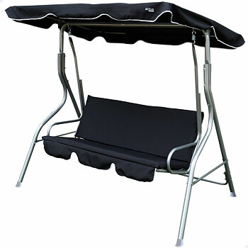 Gungstol/Gunga Aktive 3 platser Svart 180 x 107 x 160 cm